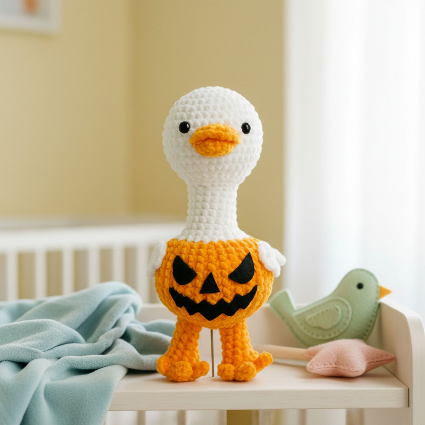 Pumpkin Goose Amigurumi