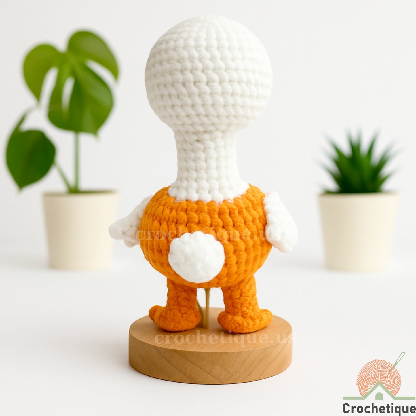 Goose in Pumpkin Costume Crochet Pattern, Funny Halloween Amigurumi Crochet