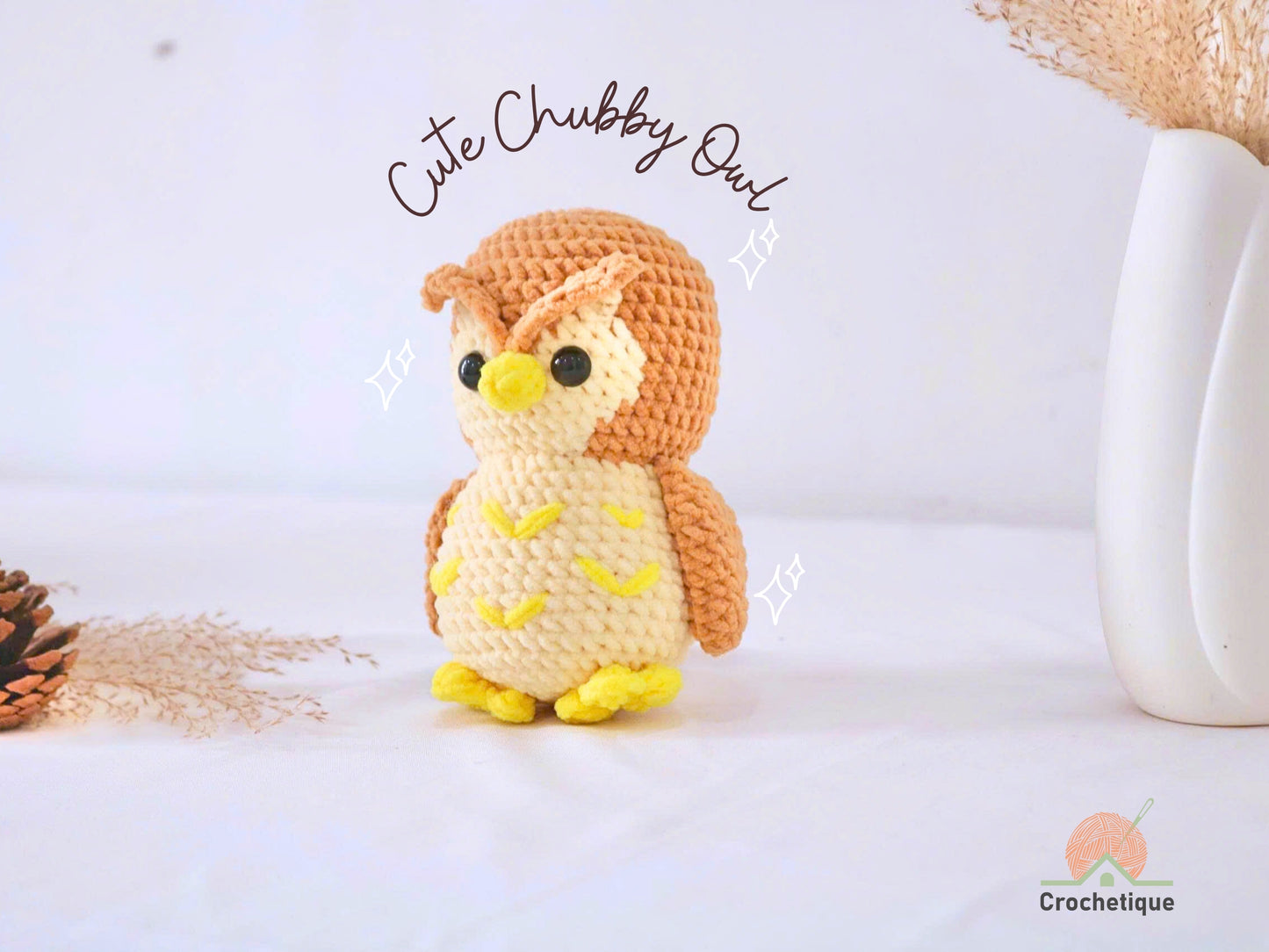 Cute Chubby Owl Crochet Pattern