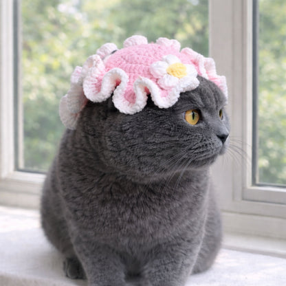 Flower Cat Hat Pattern
