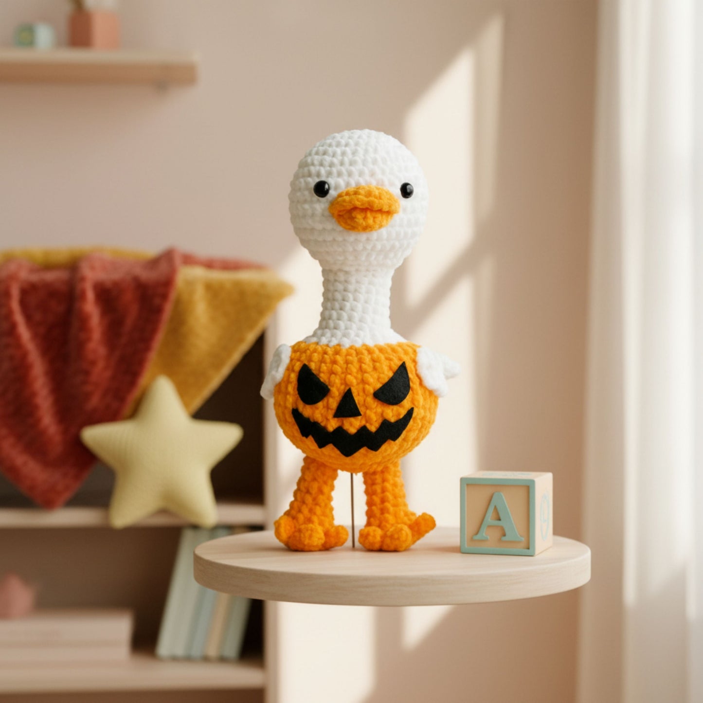 Pumpkin Goose Amigurumi