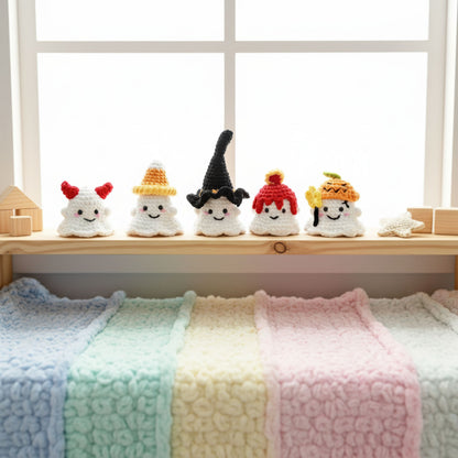 Halloween Ghost Crochet Pattern Set