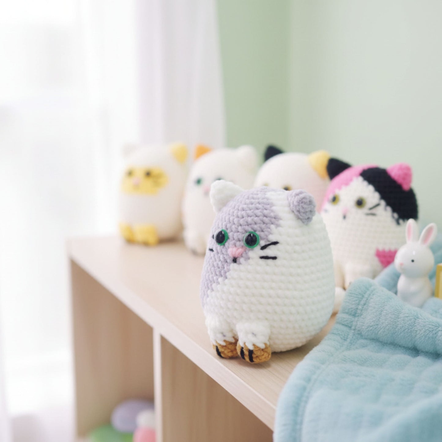 5 in 1 Cute Cat Crochet Pattern
