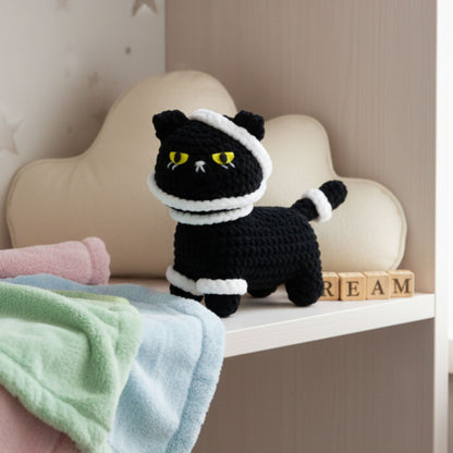 6 in 1 Halloween Cats Crochet Pattern