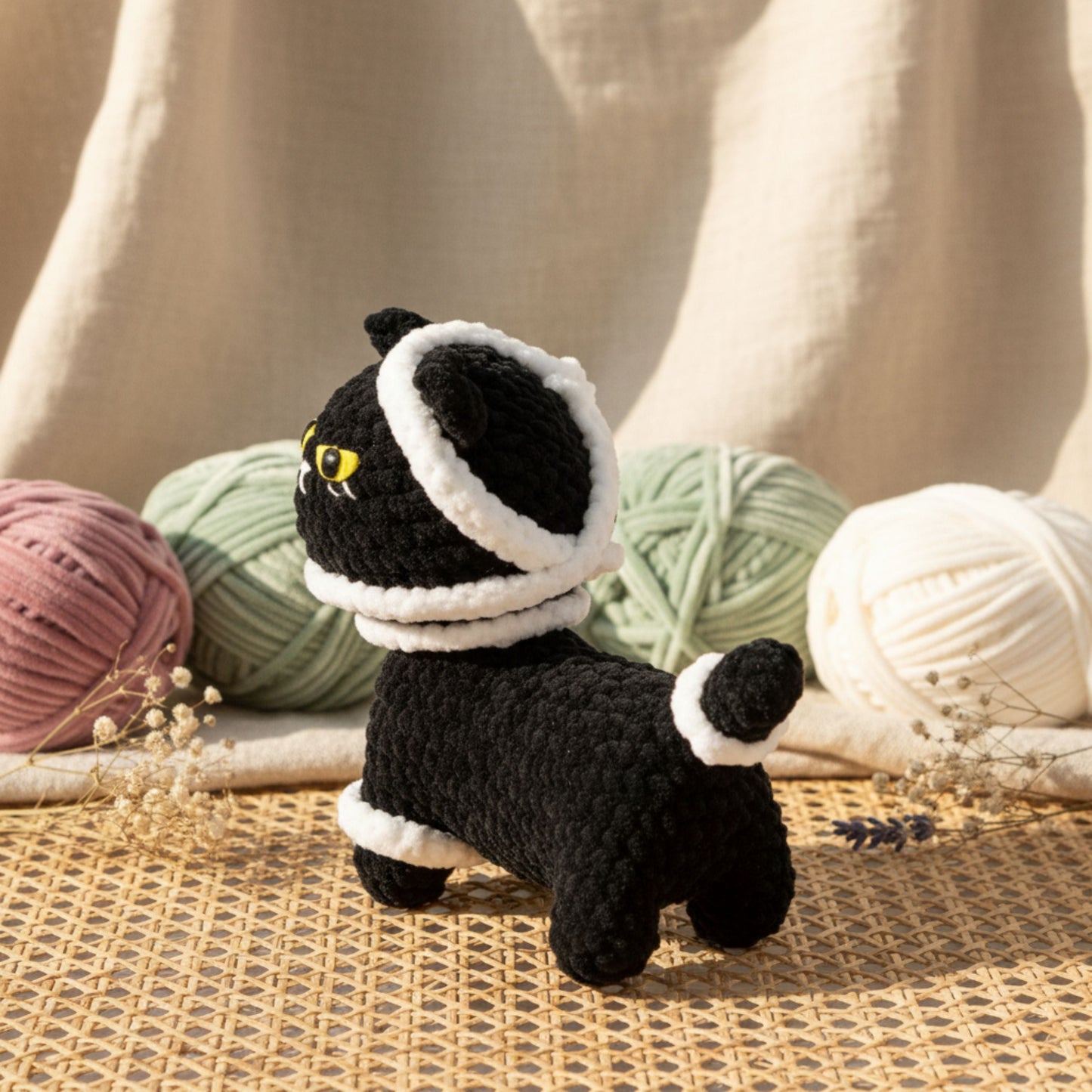 6 in 1 Halloween Cats Crochet Pattern