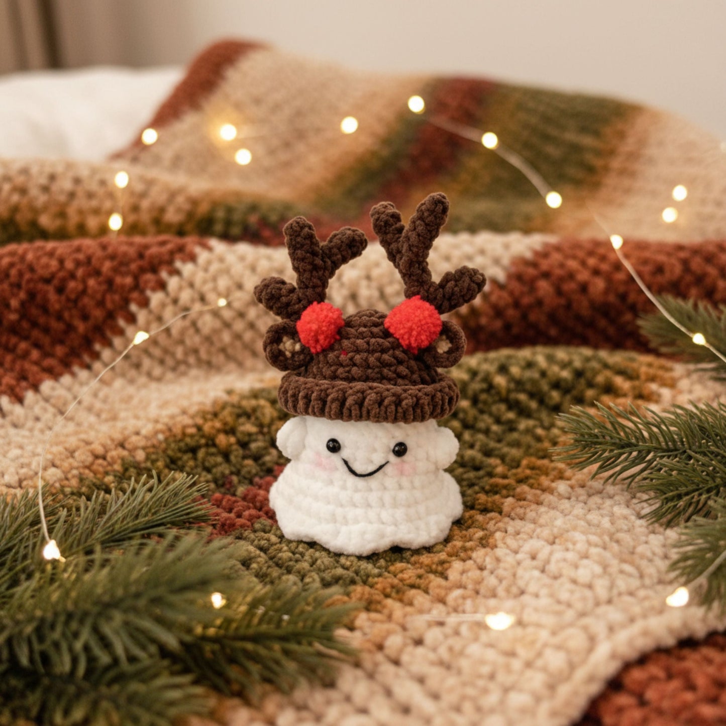 6 in 1 Christmas Ghost Pattern