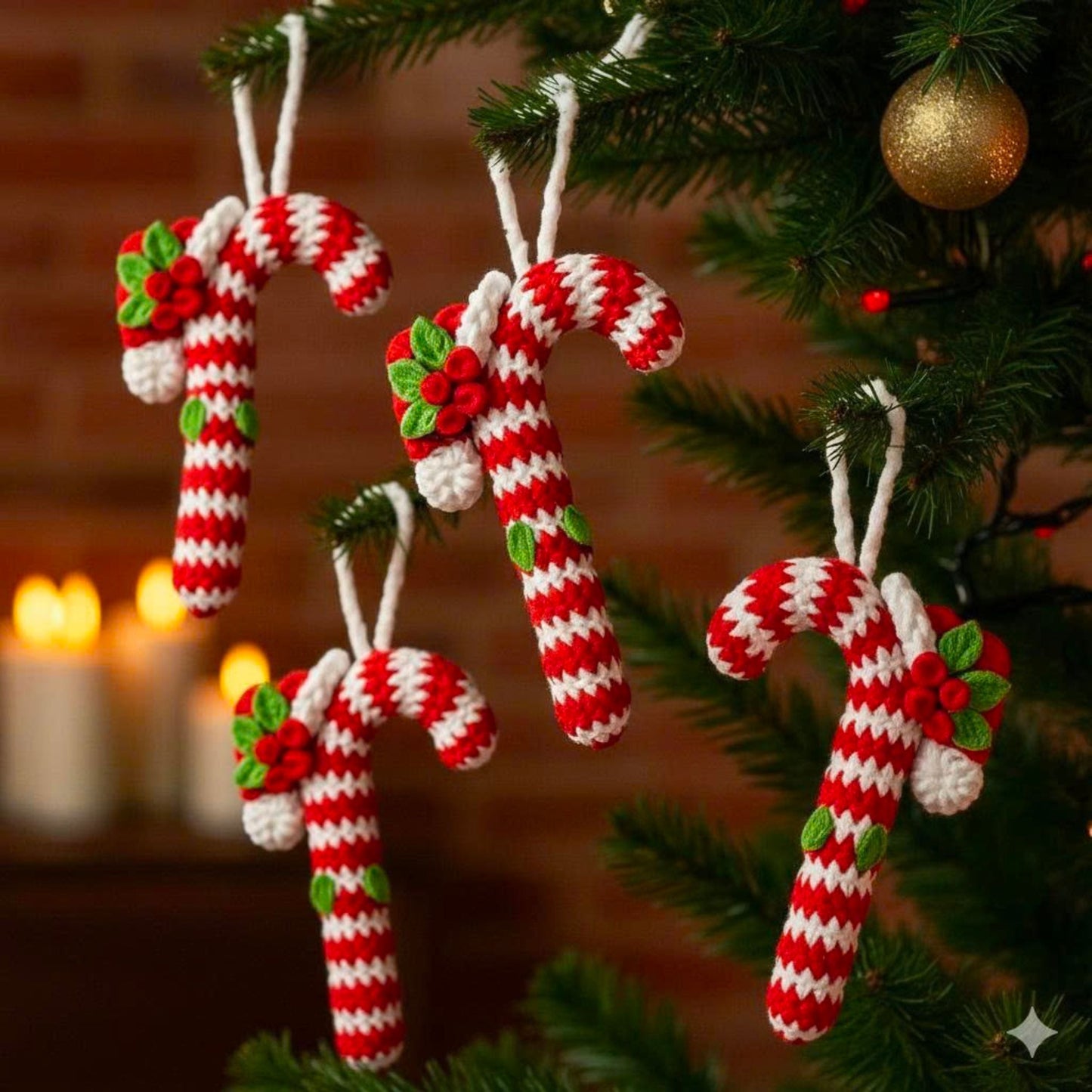 Candy Cane Crochet Pattern