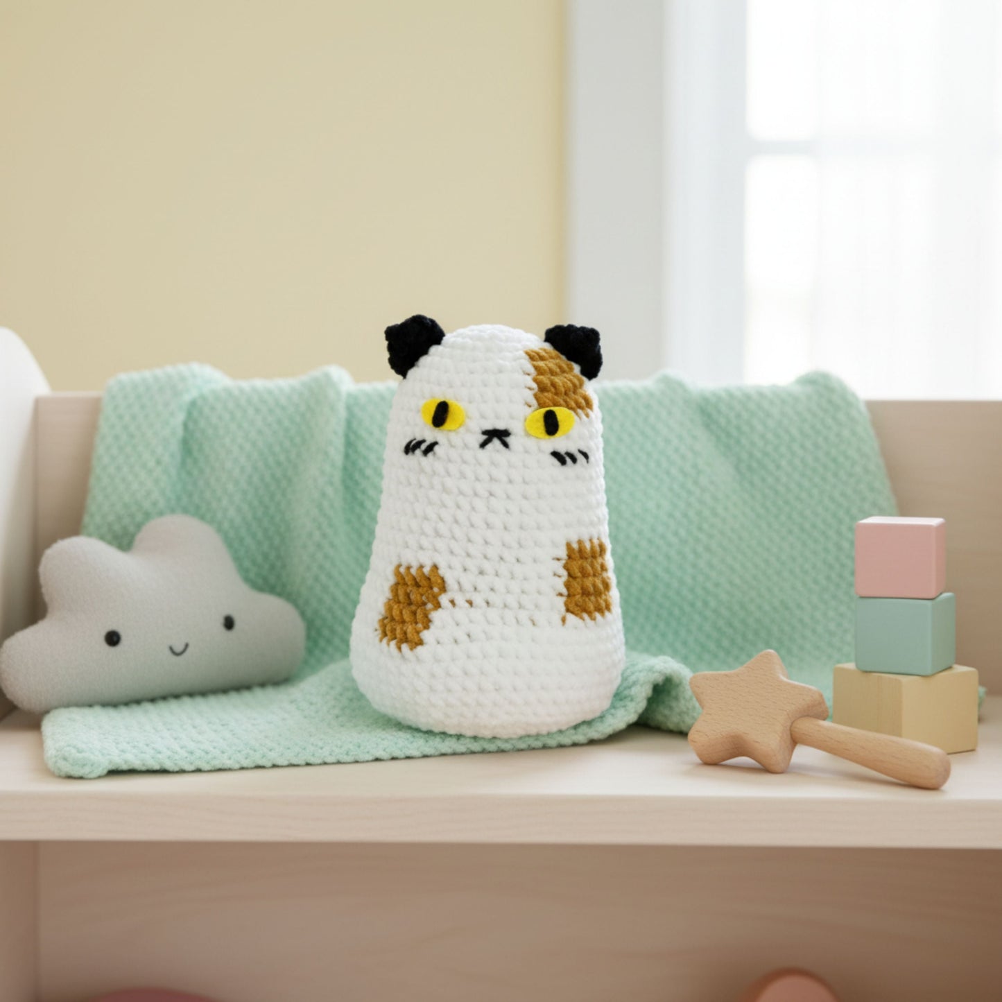 6 in 1 Halloween Cats Crochet Pattern