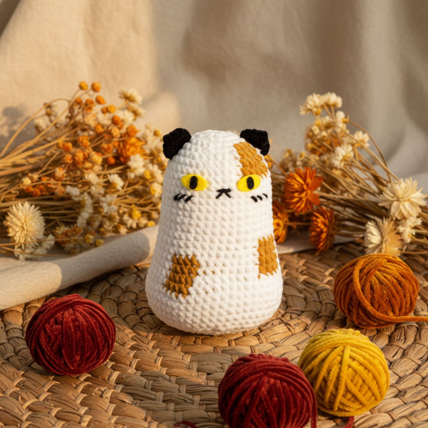 6 in 1 Halloween Cats Crochet Pattern