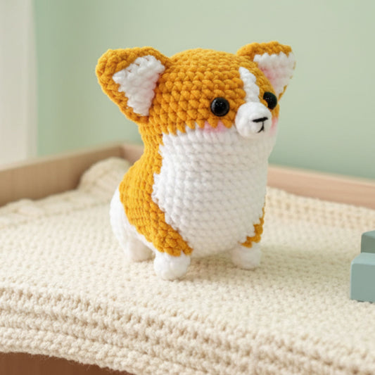 Cute Corgi Dog Crochet Pattern