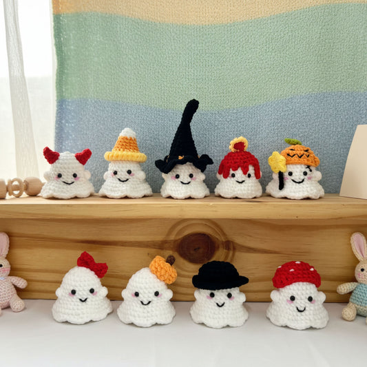 Halloween Ghost Crochet Pattern Set