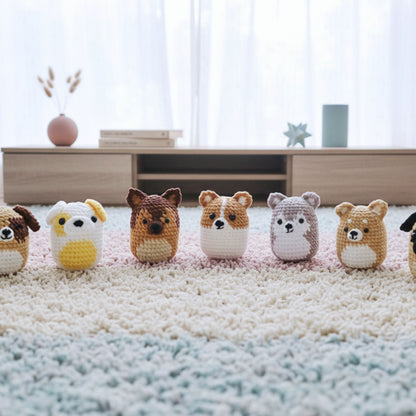 7 in 1 Cute Dog Crochet Pattern