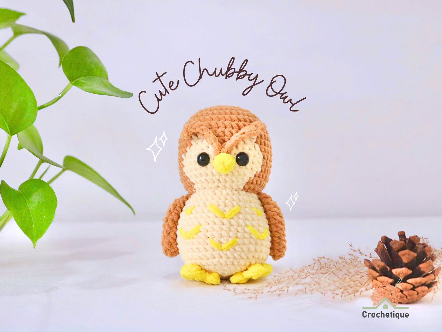 Cute Chubby Owl Crochet Pattern