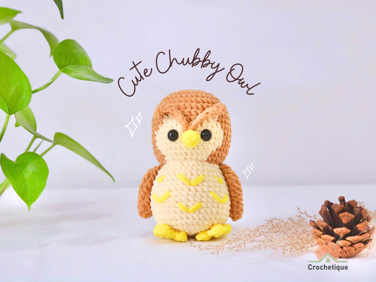 Cute Chubby Owl Crochet Pattern