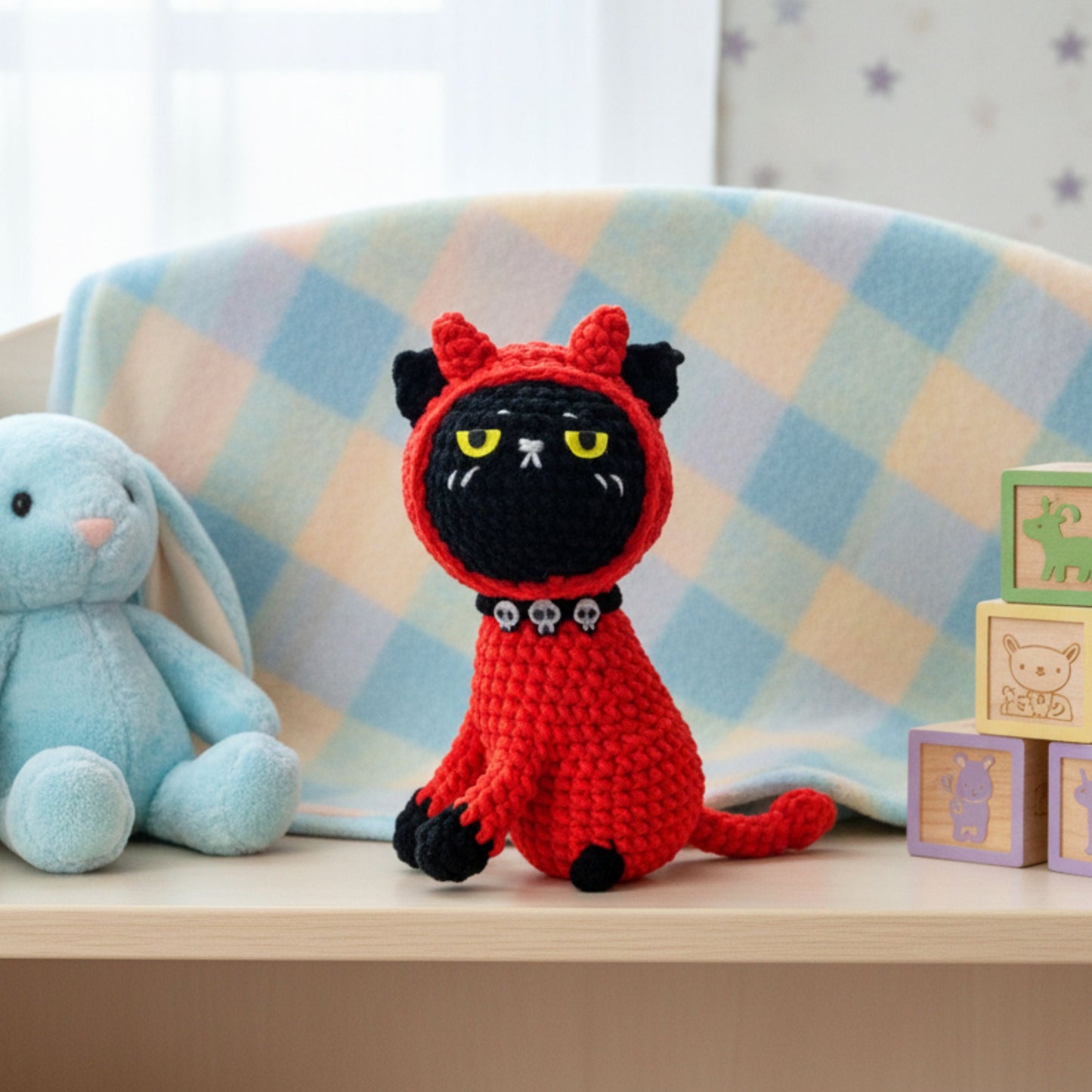 6 in 1 Halloween Cats Crochet Pattern