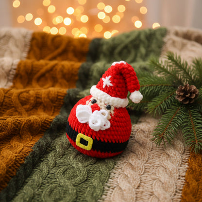 Santa Ornament Crochet Pattern