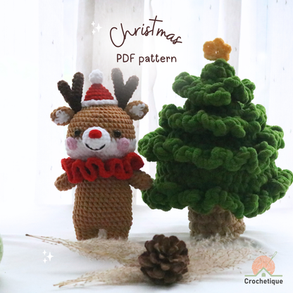 Christmas Crochet Pattern 5 in 1 PDF
