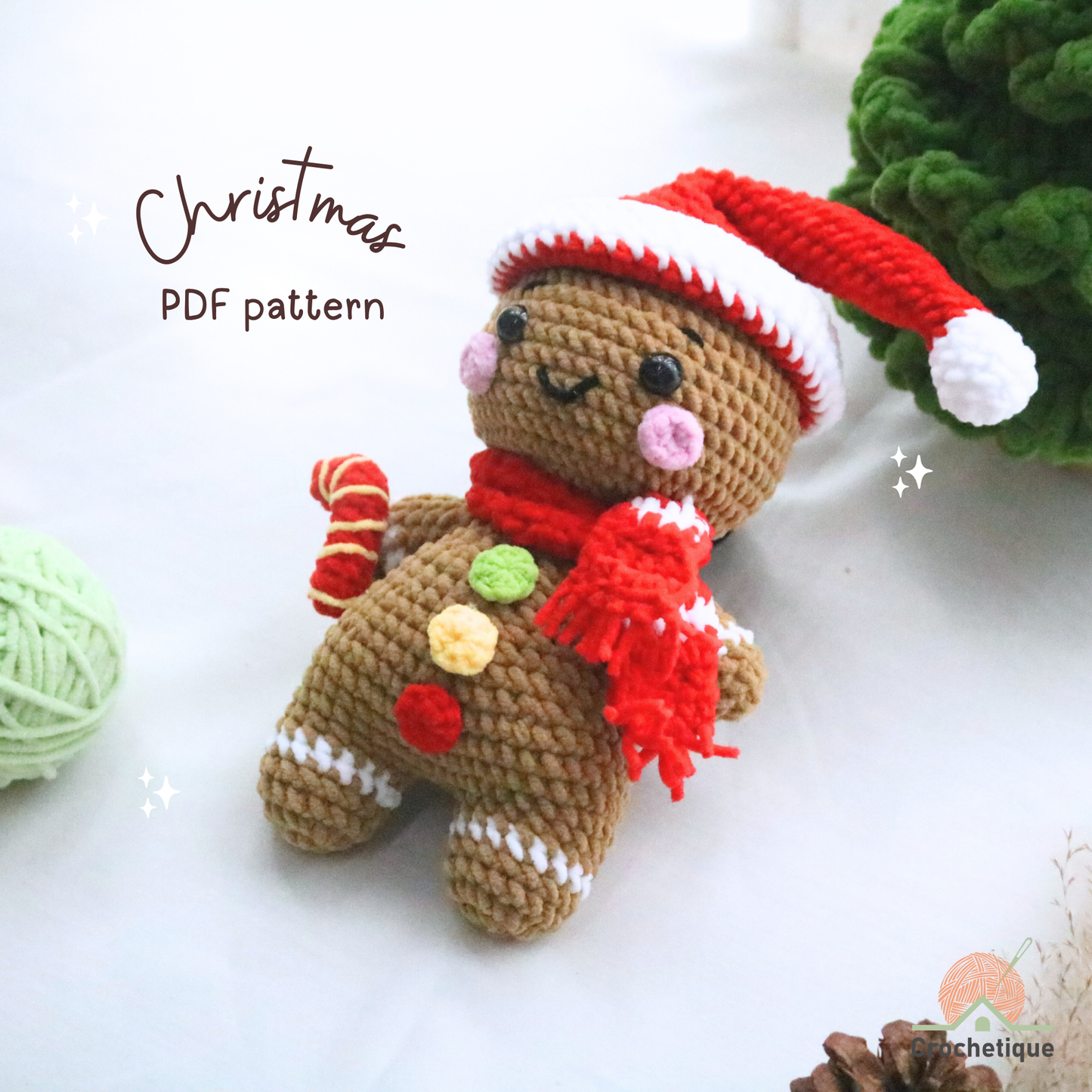Christmas Crochet Pattern 5 in 1 PDF