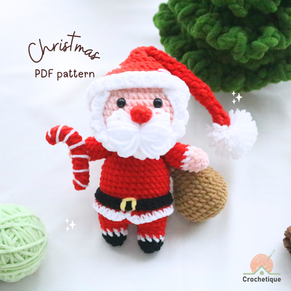 Christmas Crochet Pattern 5 in 1 PDF