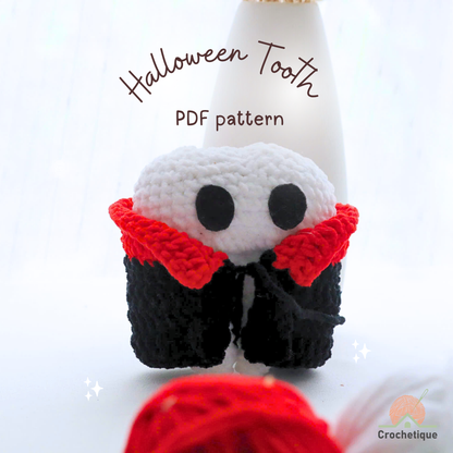 Halloween Tooth Crochet Pattern 8 in 1 PDF