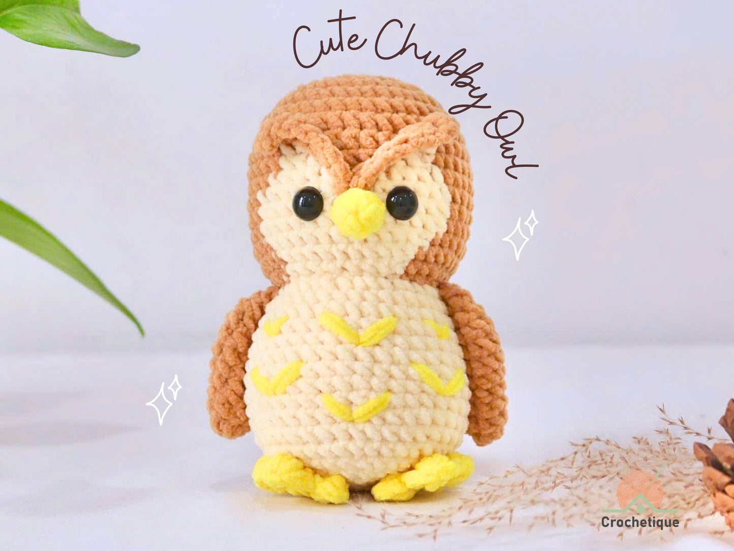 Cute Chubby Owl Crochet Pattern