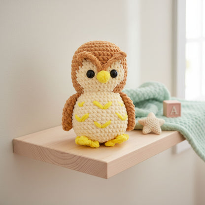 Cute Chubby Owl Crochet Pattern