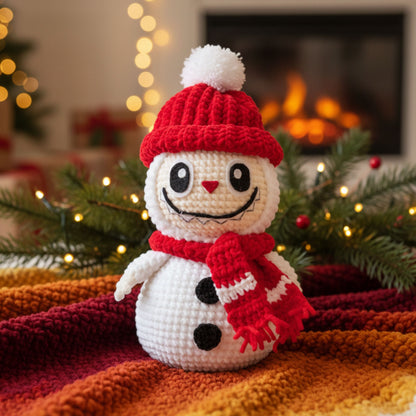 Christmas Snowman Crochet Pattern