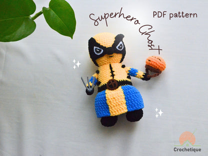 Halloween Clawed Mutant Hero Crochet Pattern