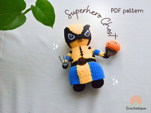 Halloween Clawed Mutant Hero Crochet Pattern