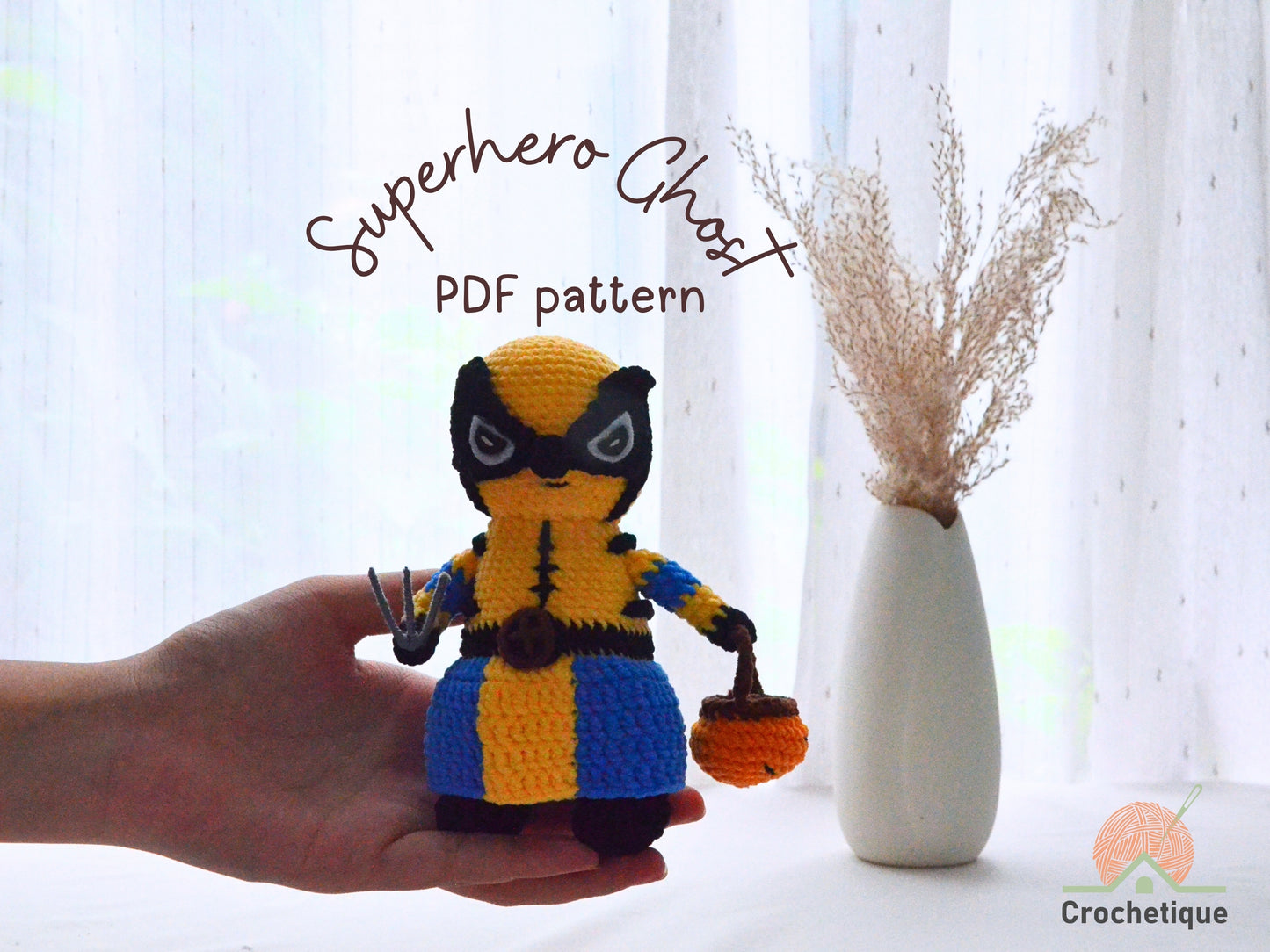 Halloween Clawed Mutant Hero Crochet Pattern