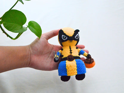 Halloween Clawed Mutant Hero Crochet Pattern