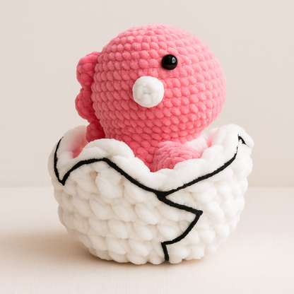 Baby Dinosaur Hatching Egg Crochet Pattern