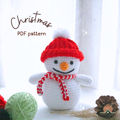 Snowman Crochet Pattern PDF