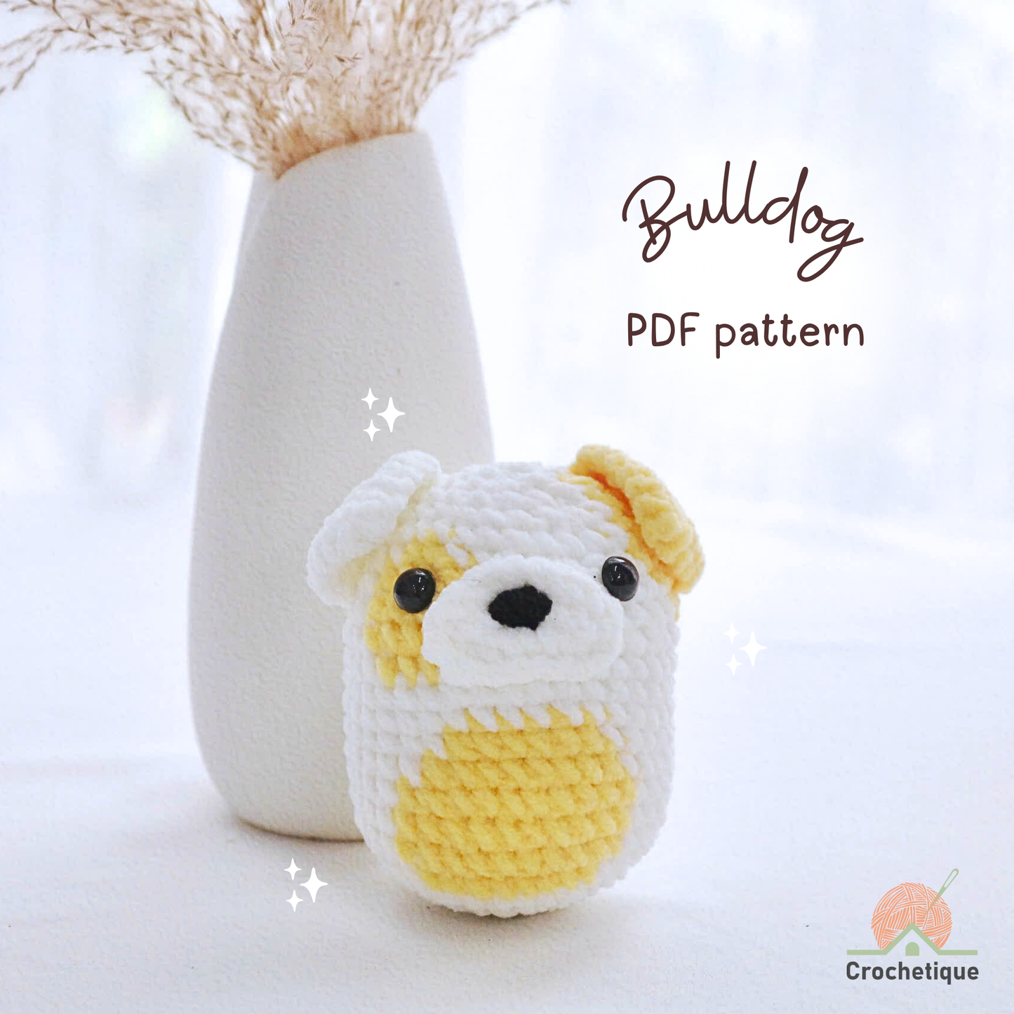 Cute Dog Crochet Pattern 7 in 1 PDF