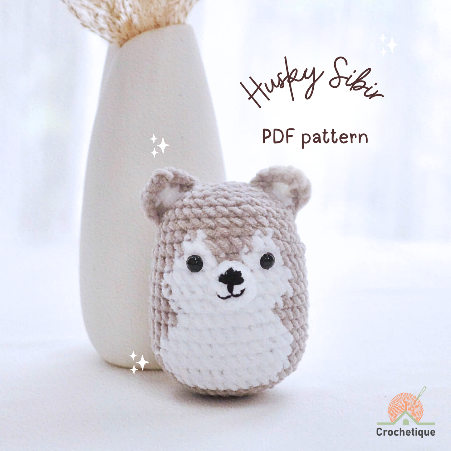 Cute Dog Crochet Pattern 7 in 1 PDF