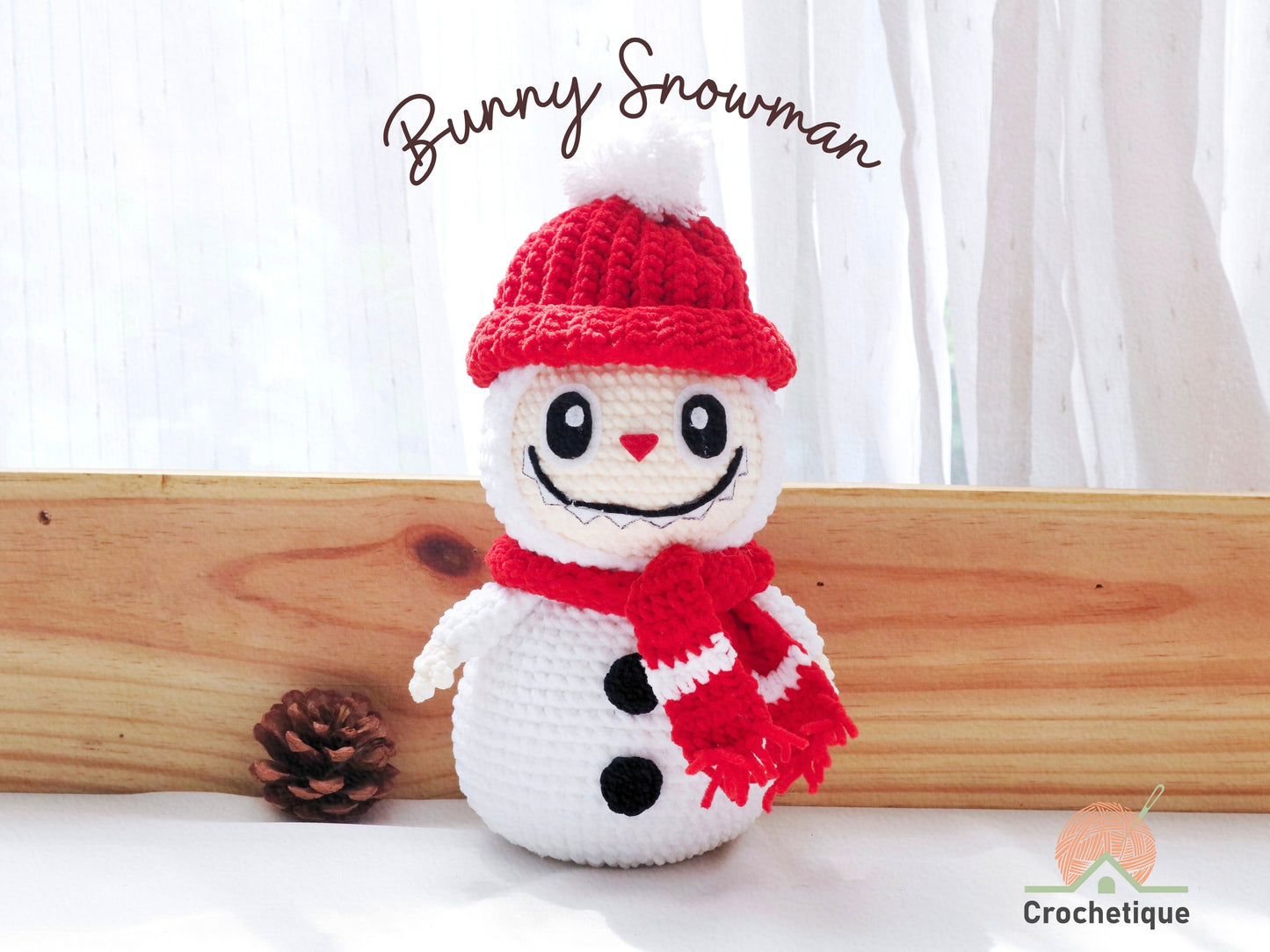 Bunny Christmas Crochet Pattern, 5 in 1 Christmas Amigurumi Rabbit