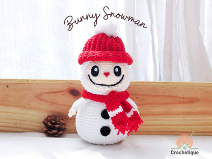 Bunny Christmas Crochet Pattern, 5 in 1 Christmas Amigurumi Rabbit