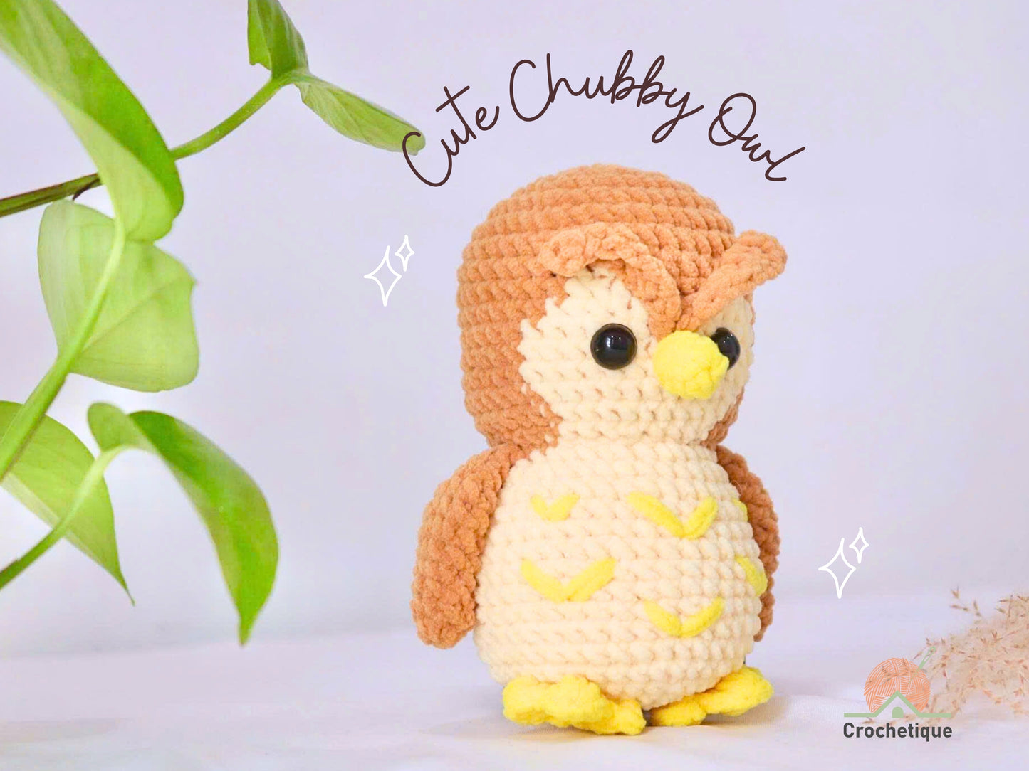 Cute Chubby Owl Crochet Pattern