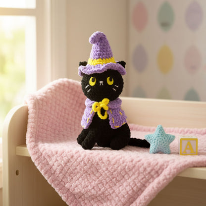 6 in 1 Halloween Cats Crochet Pattern
