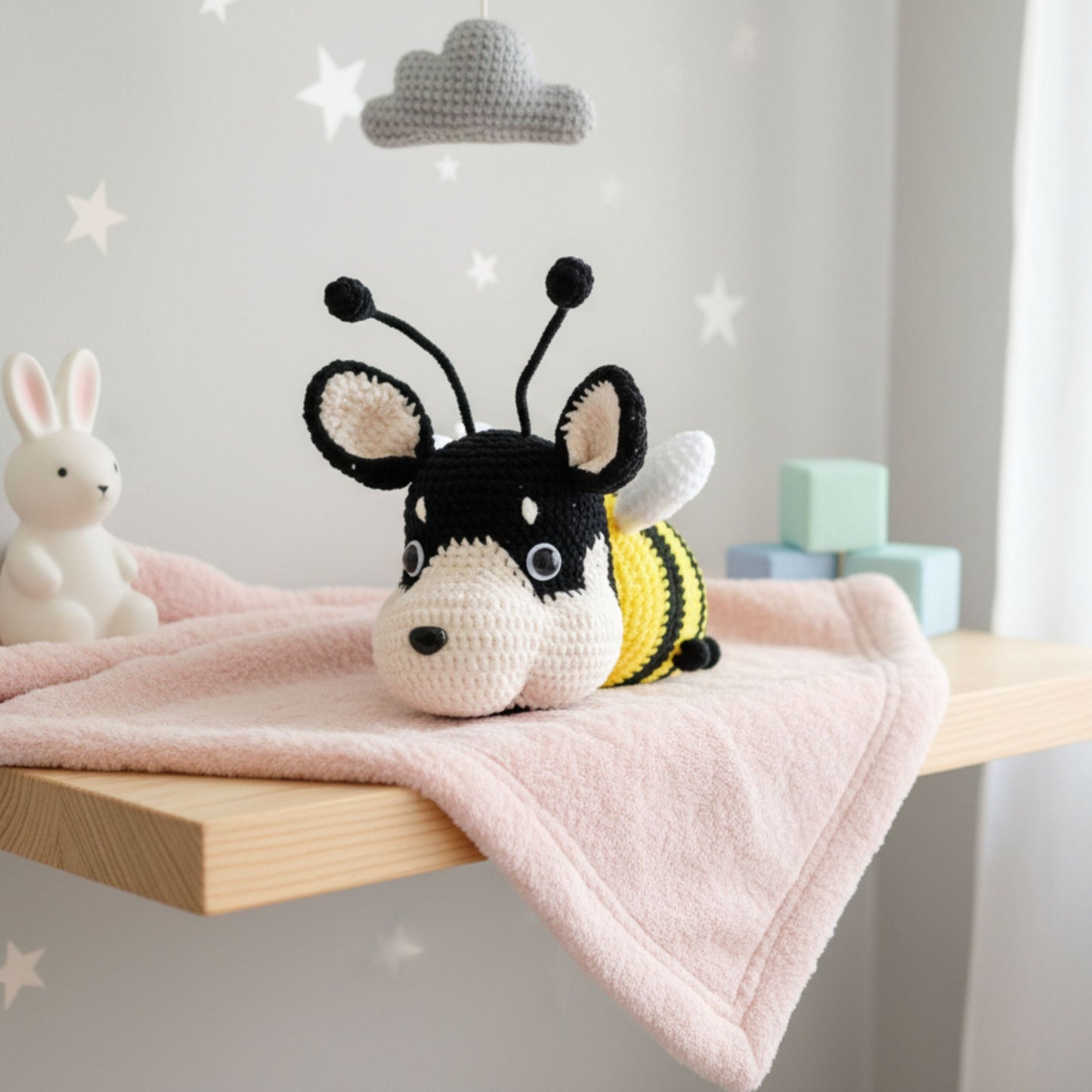 Bee Dachshund Amigurumi Pattern
