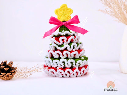 Surprise Christmas Tree Crochet Pattern, Festive Crochet Christmas Ornaments Ideas