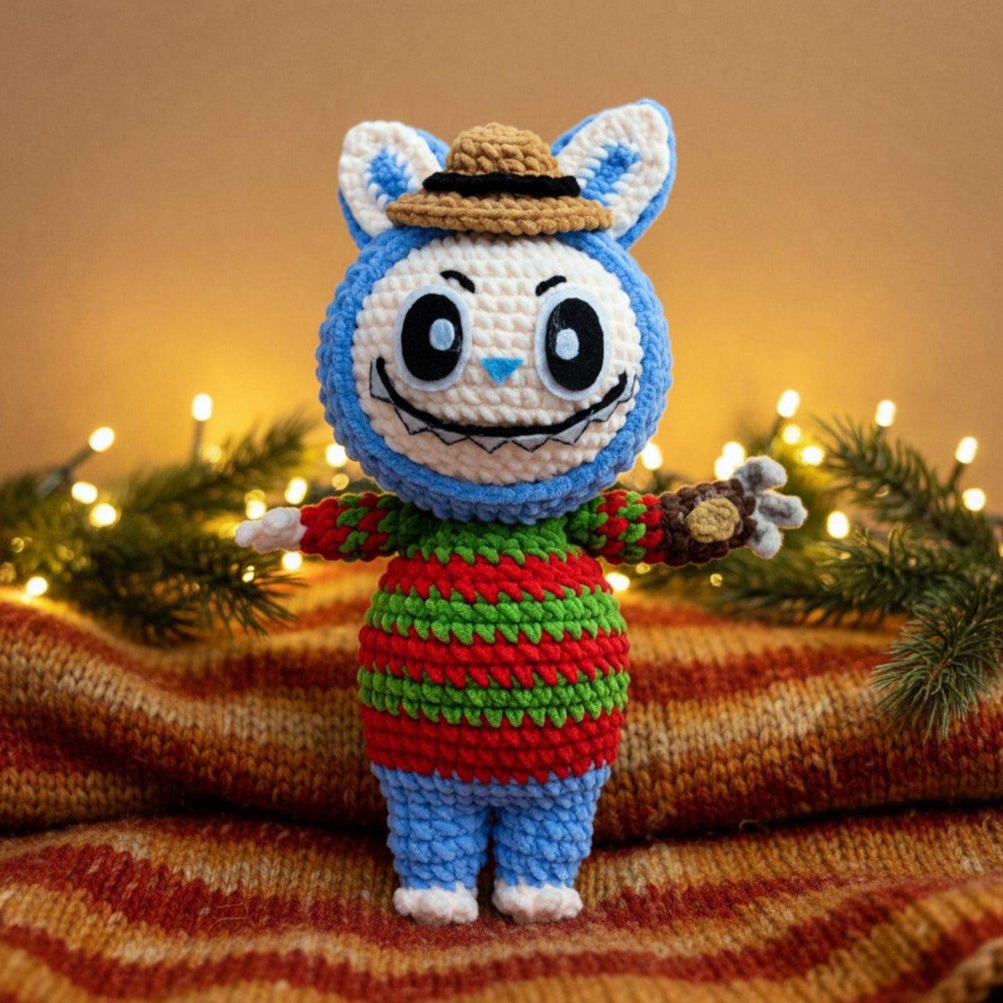 Blue Bunny Crochet Pattern