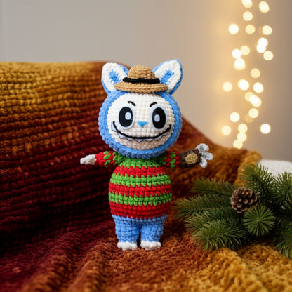 Blue Bunny Crochet Pattern