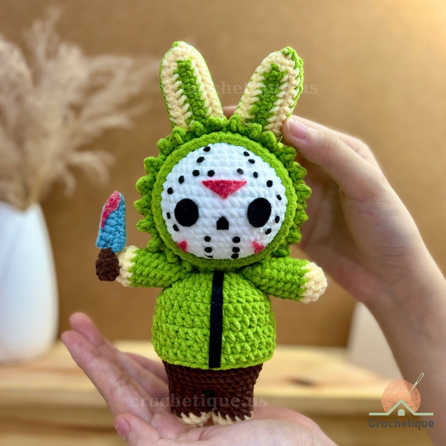 Halloween Bunny Crochet Pattern, 10 in 1 Bunny Halloween Amigurumi Rabbit