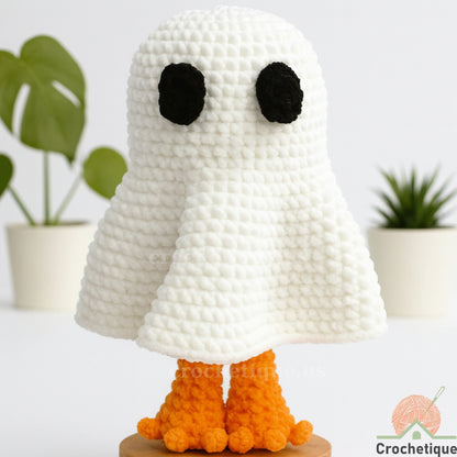 The "Goose Boo" Amigurumi Crochet Pattern, Cute & Funny Ghost Animal Crochet