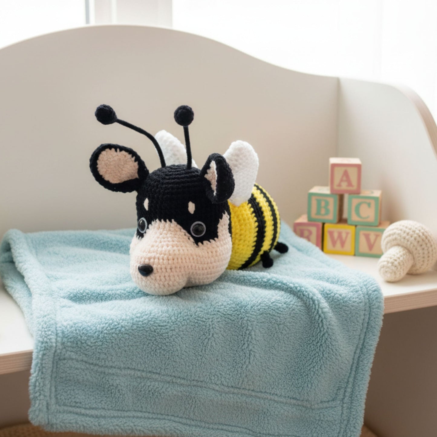 Bee Dachshund Amigurumi Pattern