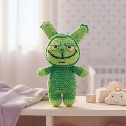 Green Bunny Crochet Pattern