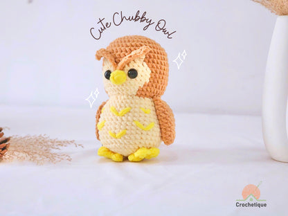Cute Chubby Owl Crochet Pattern