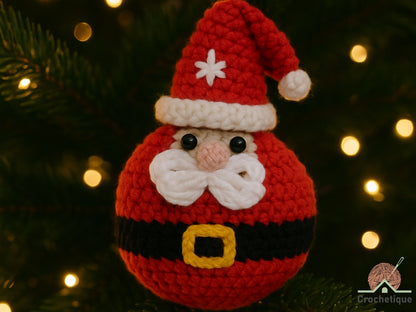 No-Sew Santa Claus Amigurumi Crochet Pattern
