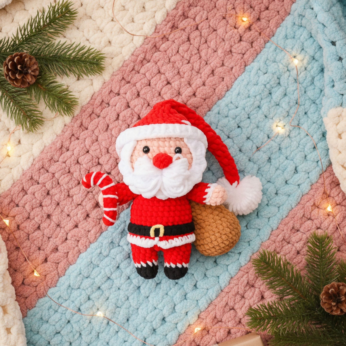 Santa Ornament Crochet Pattern